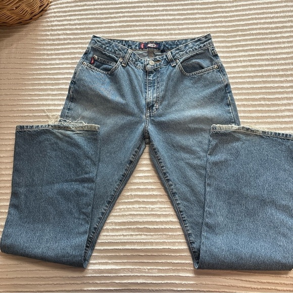 Vintage BONGO Jeans High Rise Blue Jeans Size 7 Boot Cut - Picture 3 of 11